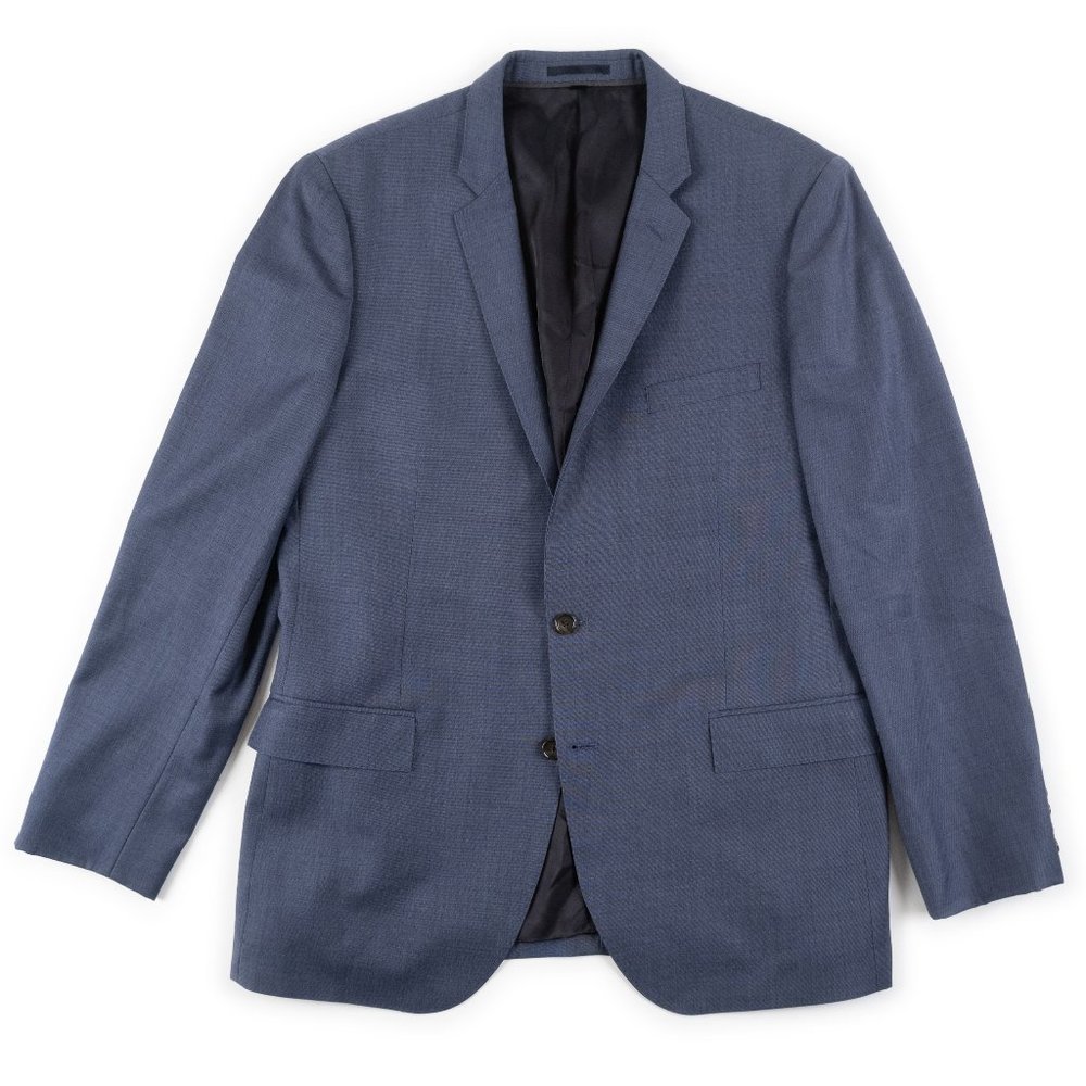 J. CREW Ludlow Slim-fit suit jacket Tollegno 1900 Italian worsted wool size 46L